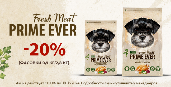 20% Prime Ever Fresh Meat Puppy